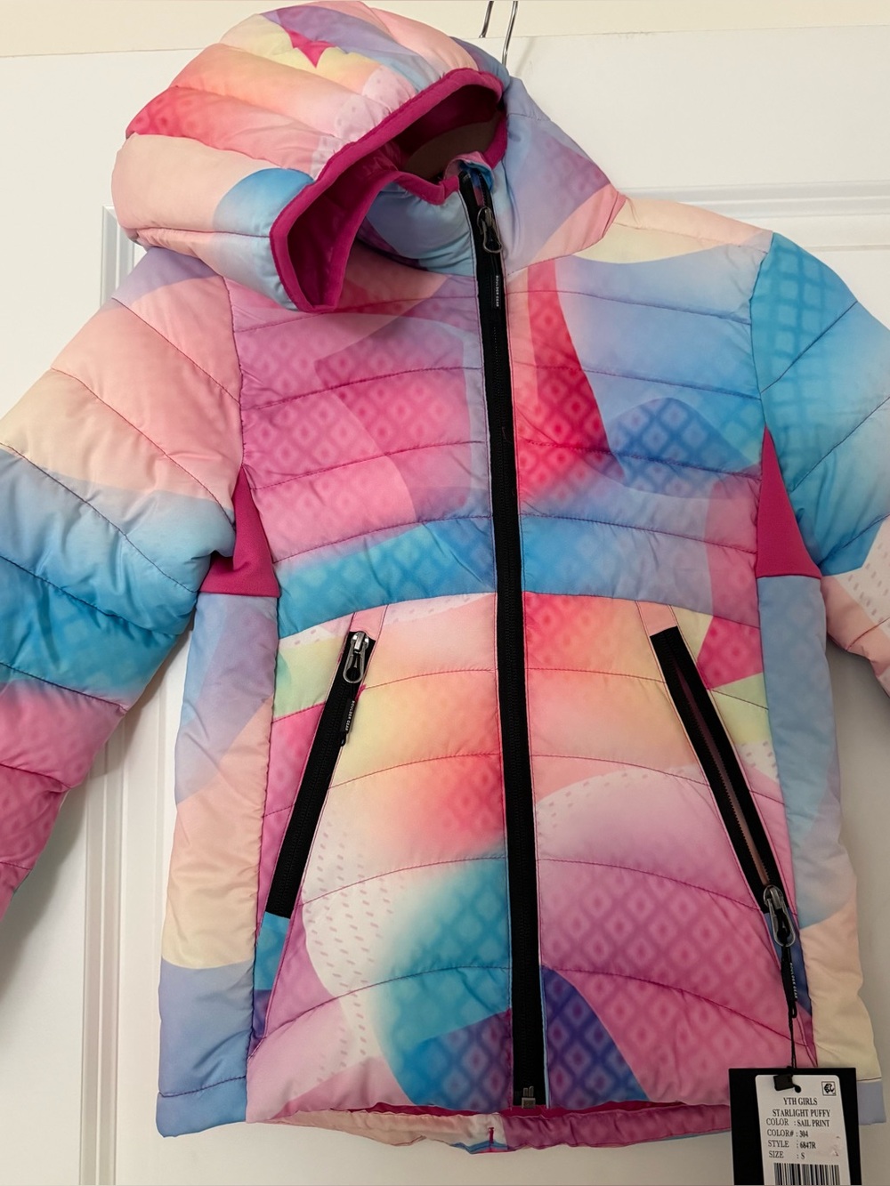 Boulder Gear Girl’s Puffer Starlight Jacket Size S 7-8